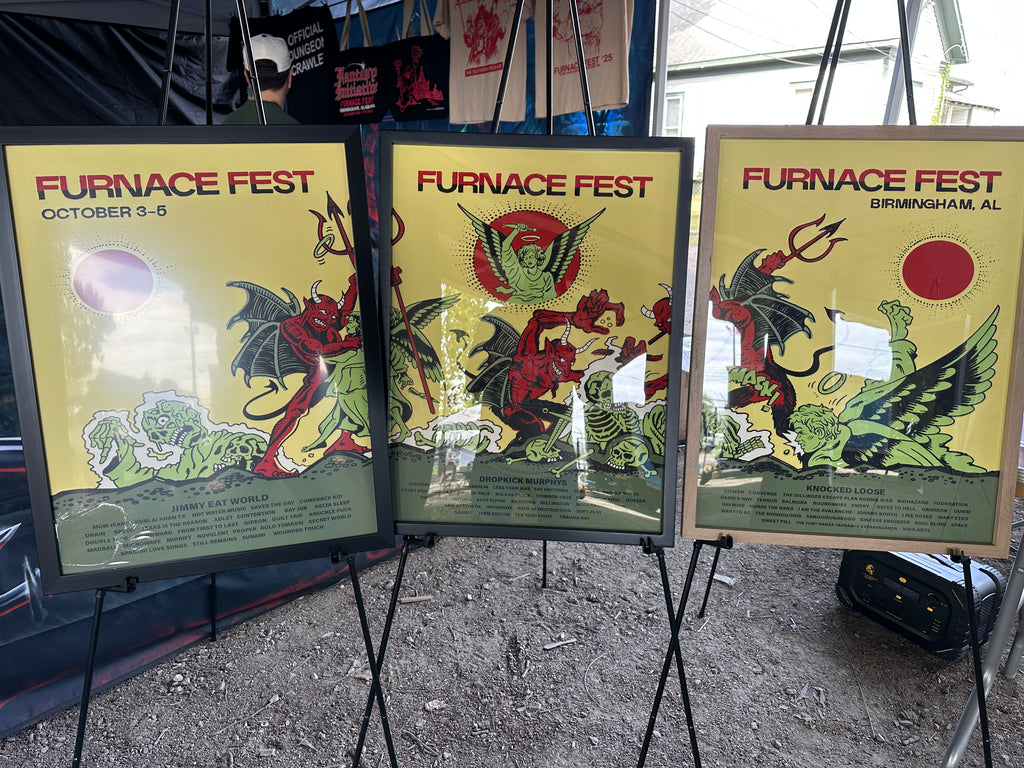 Furnace Fest Poster - All 3 Days - Standard Poster