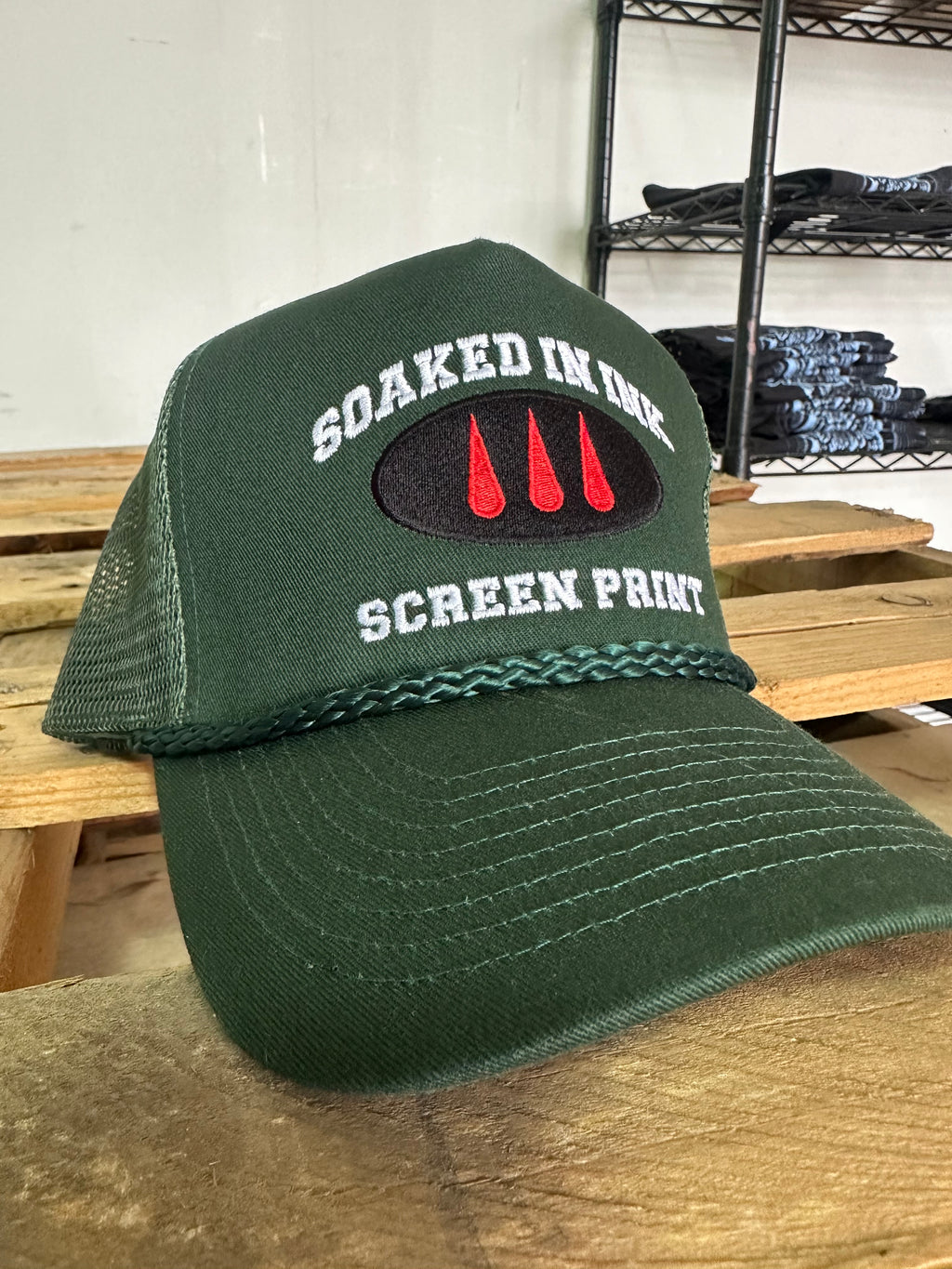 Soaked In Ink Trucker Shop Hat